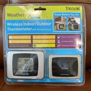 Taylor Weather Guide Wireless Indoor/outdoor Thermometer. Brand New